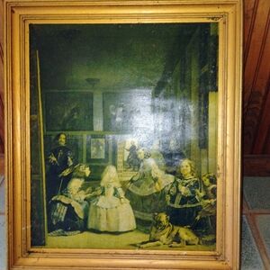 Antique Painting -Los Meninas Diego Velazquez